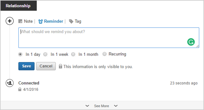 Invenit Micronology Information Technology Solutions | 10 USEFUL LINKEDIN FEATURES YOU MIGHT NOT KNOW ABOUT | Maintain LinkedIn Relationship Note